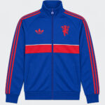 Manchester United Track Top Jacket New Season by TeeHub featuring premium sports fabric, stand-up collar, front zipper closure, and regular fit.