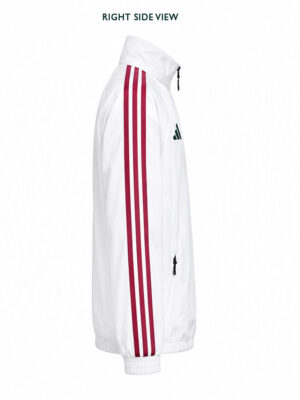 Real Madrid Anthem Jacket 9 Real Madrid stand-up collar sports jacket with front zipper and premium fabric by TeeHub.