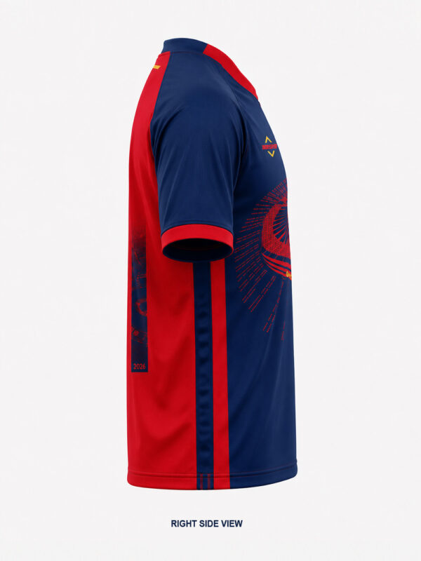 Customized Barcelona Home Jersey 2026/2027 with premium breathable sports fabric and regular fit, available only on TeeHub.