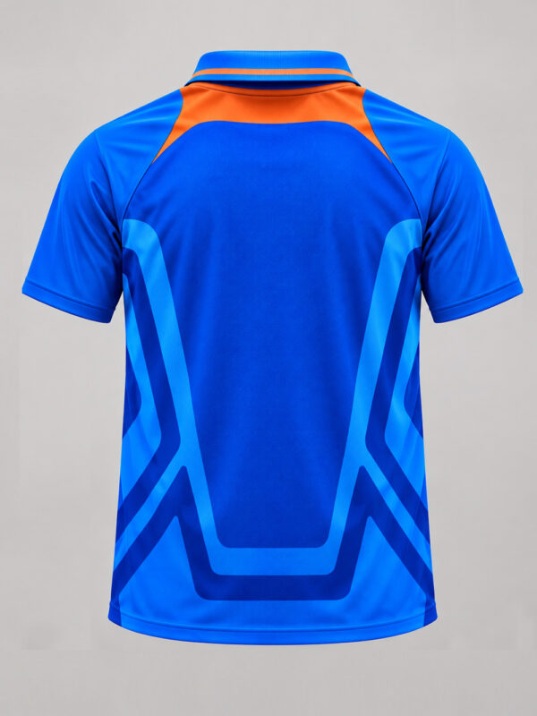 Team India World Cup 2011 Limited Edition Retro Blue Jersey by TeeHub.