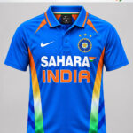 Team India World Cup Jersey 2011 Retro Blue Limited Edition with customized name and number by TeeHub.