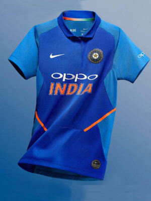 Team India Jersey 2018 Blue Limited Edition with customized name and number by TeeHub.