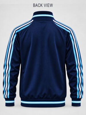 Messi Farewell Jacket 2026 | Premium Edition 8 Messi 2026 Farewell Premium Edition jersey with full closure zipper, stand-up collar and regular fit.