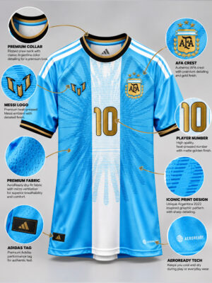 🇦🇷💙 Messi Farewell Jersey 2026 | Premium Edition 9 🇦🇷💙 Messi Farewell Jersey 2026 | Premium Edition - Image 5